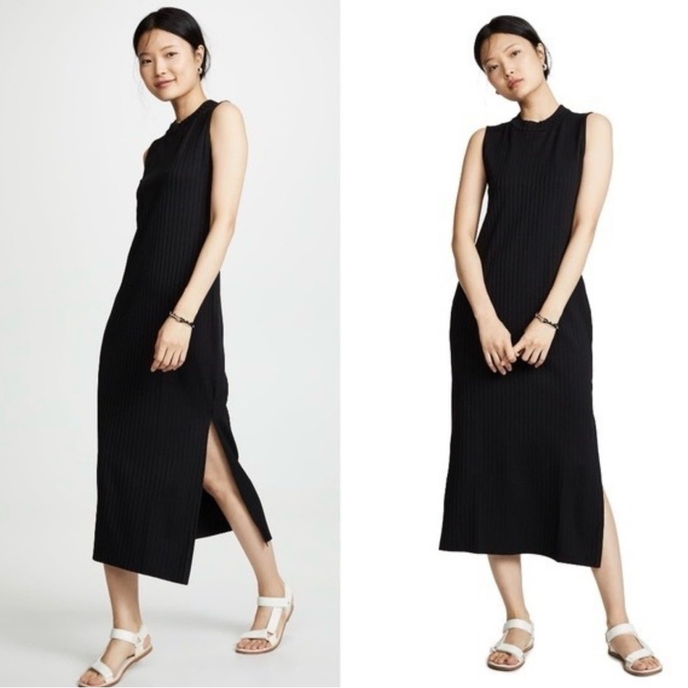 AYR Elegant Black Sleeveless Dress